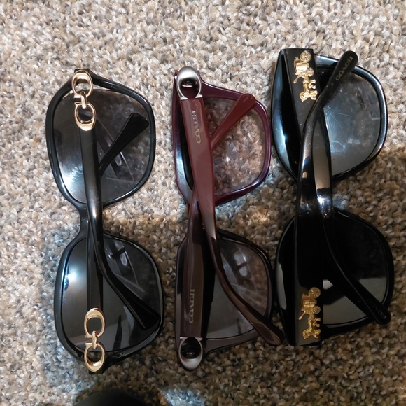 Coach Accessories - Coach Women's Sunglasses - Black and Purple